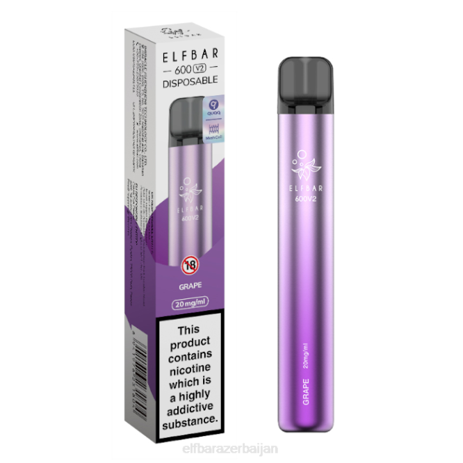 ELFBAR 600V2 Disposable Vape - 20mg P06N10 Blueberry Sour Raspberry