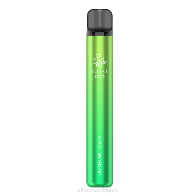 ELFBAR 600V2 Disposable Vape - 20mg P06N15 Lemon Lime