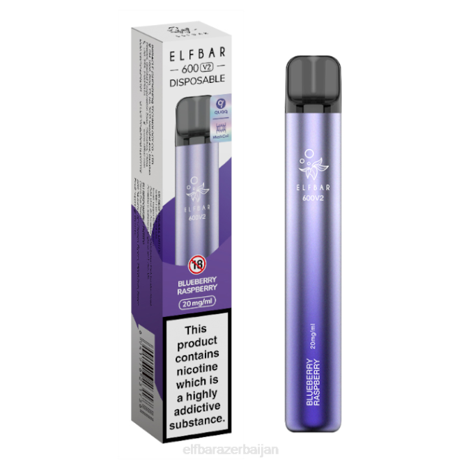 ELFBAR 600V2 Disposable Vape - 20mg P06N20 Mad Blue