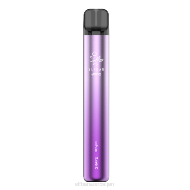 ELFBAR 600V2 Disposable Vape - 20mg P06N2 Grape