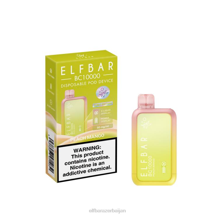 FFH2V12 ELFBAR Best Flavor Disposable Vape BC10000 Top Sale Peach Mango