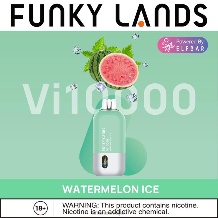 FFH2V152 ELFBAR Funky Lands Best Flavor Disposable Vape Vi10000 Iced Series Watermelon Raspberry Duo Ice