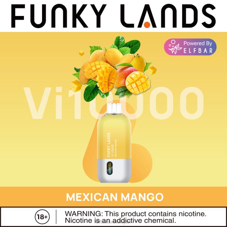 FFH2V157 ELFBAR Funky Lands Best Flavor Disposable Vape Vi10000 Top Sale Mexican Mango