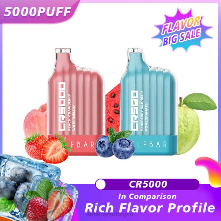 FFH2V16 ELFBAR Best Flavor Disposable Vape CR5000 Big Sale Watermelon