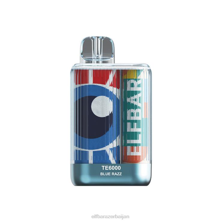 FFH2V24 ELFBAR Best Flavor Disposable Vape TE6000 Blue Razz Ice Blue Razz Ice