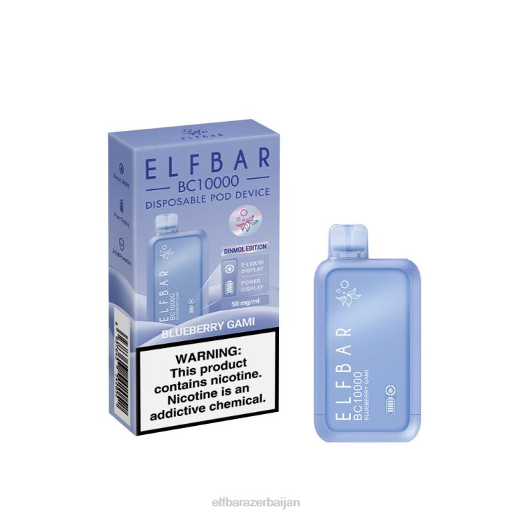 FFH2V50 ELFBAR Disposable Vape New BC10000 10000Puffs Blueberry Ice