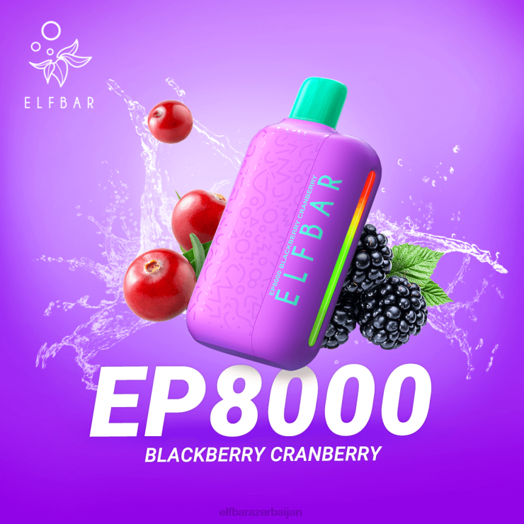 FFH2V64 ELFBAR Disposable Vape New EP8000 Puffs Peach Berry