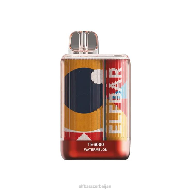 FFH2V78 ELFBAR Disposable Vape TE6000 Puffs Watermelon