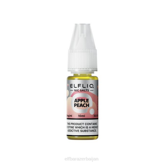 ELFBAR ELFLIQ Apple Peach Nic Salts - 10ml-10 mg/ml P06N219