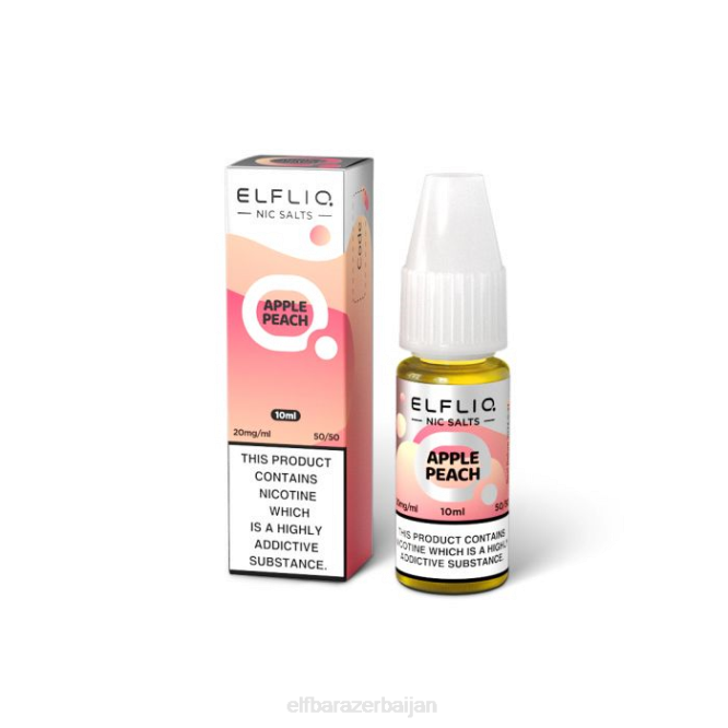 ELFBAR ELFLIQ Apple Peach Nic Salts - 20ml-20 mg/ml P06N220