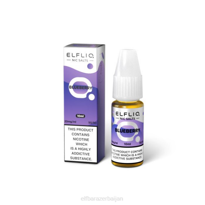 ELFBAR ELFLIQ Blueberry Nic Salts - 10ml-20 mg/ml P06N216