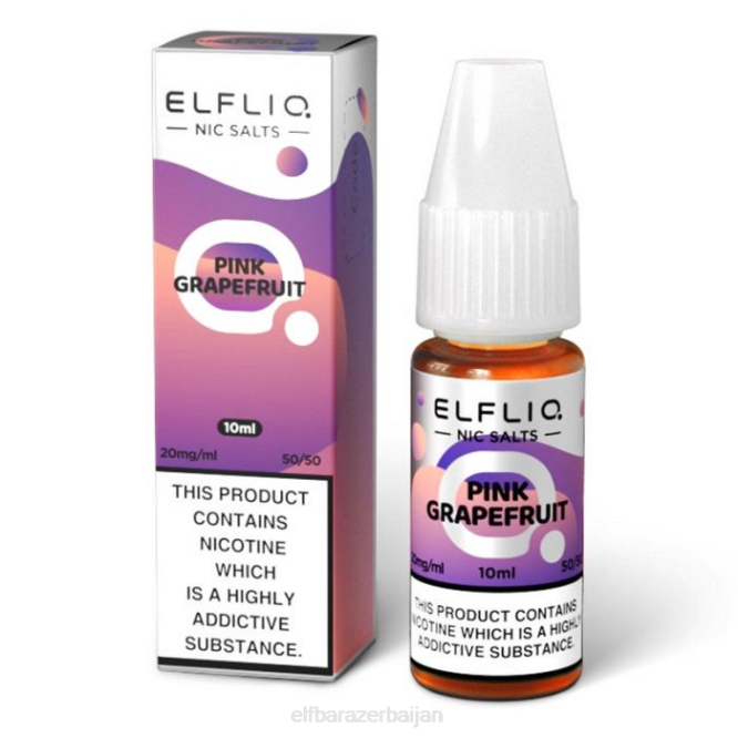 ELFBAR ELFLIQ Pink Grapefruit Nic Salts - 10ml-5mg P06N201