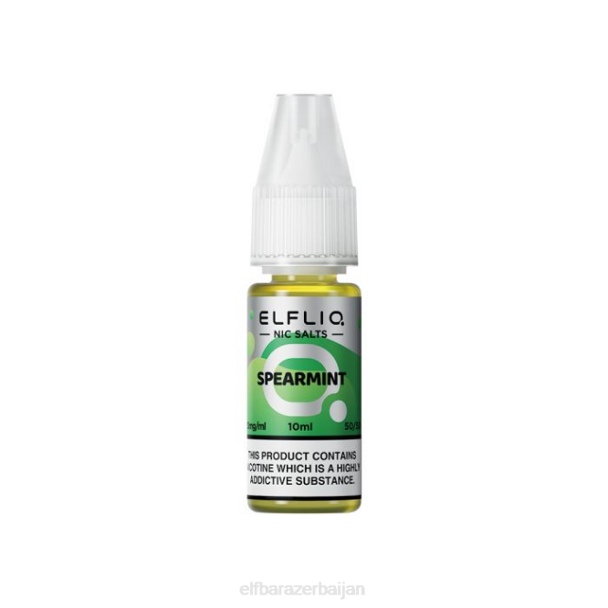 ELFBAR ELFLIQ Spearmint Nic Salts - 10ml-10 mg/ml P06N207