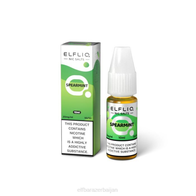 ELFBAR ELFLIQ Spearmint Nic Salts - 10ml-20 mg/ml P06N208