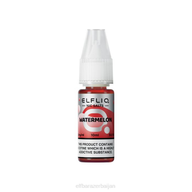 ELFBAR ELFLIQ Watermelon Nic Salts - 10ml-10 mg/ml P06N204