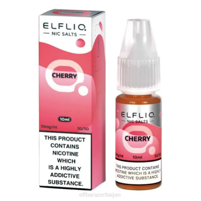 ELFBAR ElfLiq Nic Salts - Cherry - 10ml-10 mg/ml P06N199