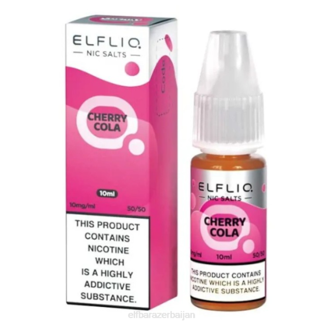 ELFBAR ElfLiq Nic Salts - Cherry Cola - 10ml-10 mg/ml P06N196