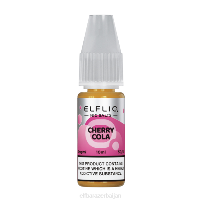 ELFBAR ElfLiq Nic Salts - Cherry Cola - 10ml-10 mg/ml P06N196