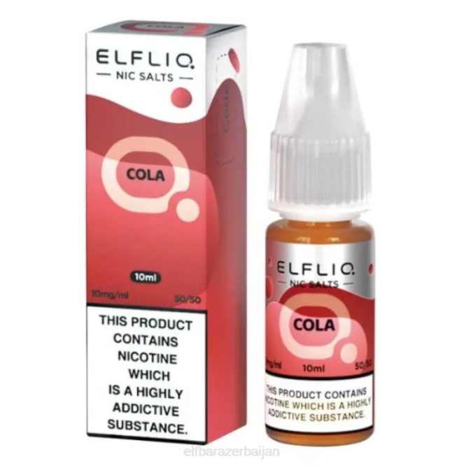 ELFBAR ElfLiq Nic Salts - Cola - 10ml-10 mg/ml P06N194