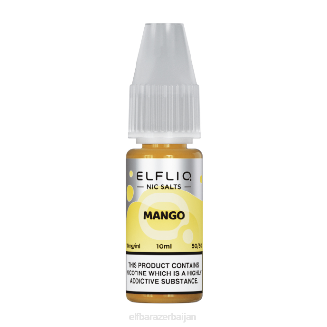 ELFBAR ElfLiq Nic Salts - Mango - 10ml-10 mg/ml P06N188