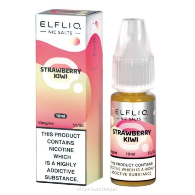 ELFBAR ElfLiq Nic Salts - Strawberry Kiwi - 10ml-10 mg/ml P06N180