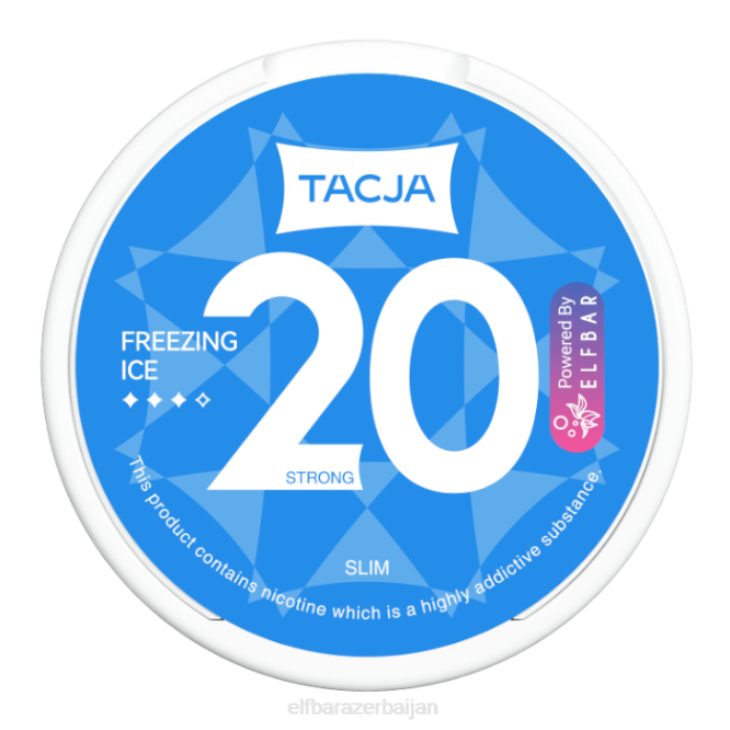 ELFBAR TACJA Nicotine Pouch - Freezing Ice - 1PK-12mg/g P06N228