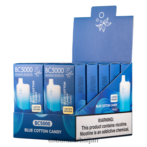 2NPDV50 ELFBAR Blue Cotton Candy BC5000 Consumer - 50mg - Single