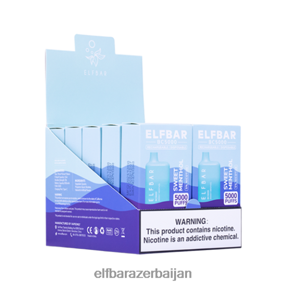 2NPDV60 ELFBAR Sweet Menthol 5000 Consumer - Single