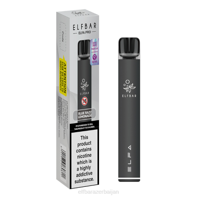 ELFBAR ELFA PRO Pod Kit - Rechargeable P06N66 Aurora Blue + Kiwi Passion Fruit Prefilled Pod