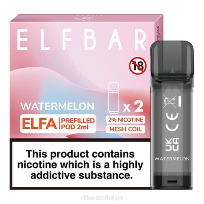 ELFBAR Elfa Pre-Filled Pod - 2ml - 20mg (2 Pack) P06N105 Banana