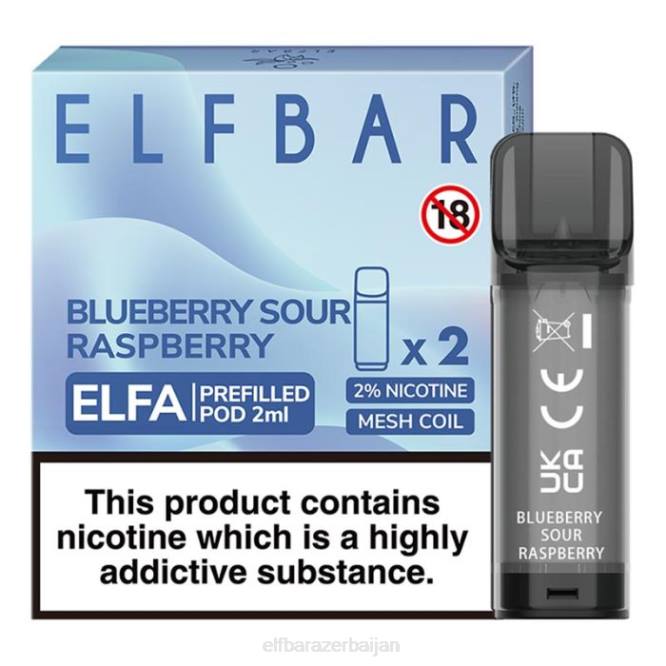 ELFBAR Elfa Pre-Filled Pod - 2ml - 20mg (2 Pack) P06N105 Banana