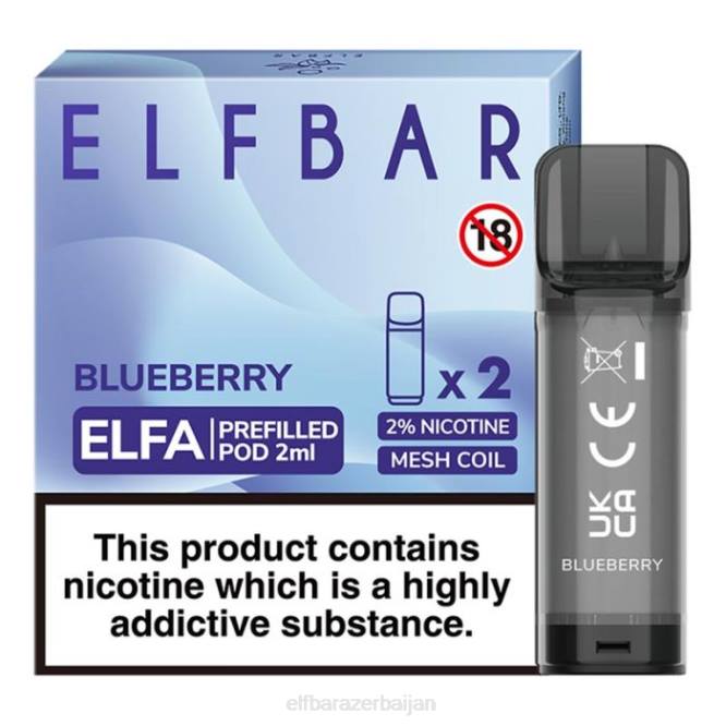 ELFBAR Elfa Pre-Filled Pod - 2ml - 20mg (2 Pack) P06N120 Tropical Fruit