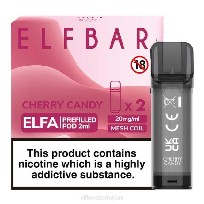 ELFBAR Elfa Pre-Filled Pod - 2ml - 20mg (2 Pack) P06N131 Cherry Candy