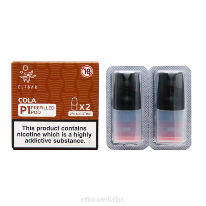 ELFBAR Mate 500 P1 Pre-Filled Pods - 20mg (2 Pack) P06N152 Peach Ice