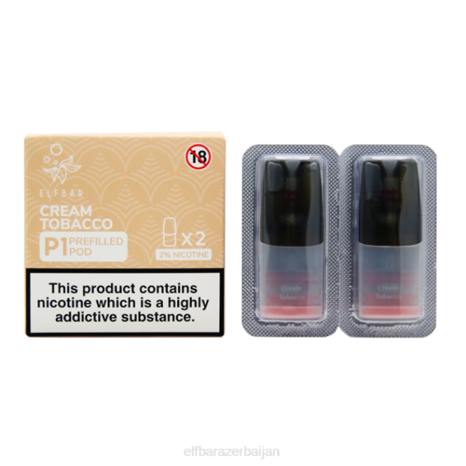 ELFBAR Mate 500 P1 Pre-Filled Pods - 20mg (2 Pack) P06N152 Peach Ice