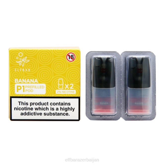 ELFBAR Mate 500 P1 Pre-Filled Pods - 20mg (2 Pack) Sakura Mint P06N167