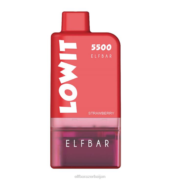 FFH2V125 ELFBAR Prefilled Pod Kit LOWIT 5500 2%Nic Strawberry Ice