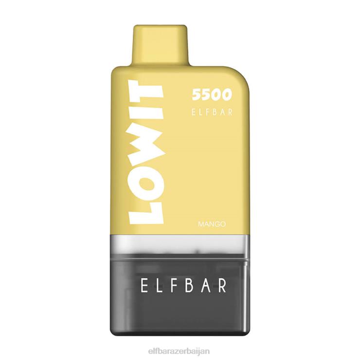 FFH2V127 ELFBAR Prefilled Pod Kit LOWIT 5500 2%Nic Mint